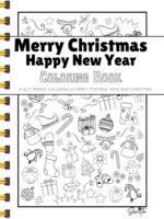 Merry Christmas and New Year Coloring Book - Joyful Seasons (Printable Digital Book)