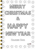 Merry Christmas and New Year Coloring Book - Joyful Seasons (Printable Digital Book)