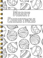 Merry Christmas and New Year Coloring Book - Joyful Seasons (Printable Digital Book)