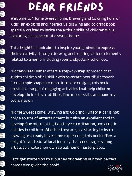 Home Sweet Home (Printable Digital Book)