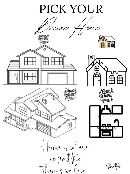 Home Sweet Home (Printable Digital Book)