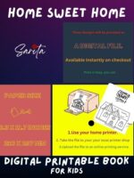 Home Sweet Home (Printable Digital Book)