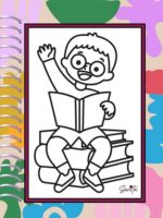My Kid's Second Coloring Book (Printable Digital Book)