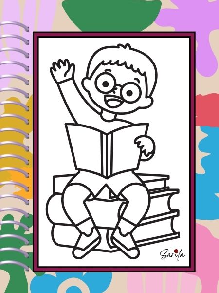 My Kid's Second Coloring Book (Printable Digital Book)
