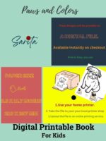 Paws and Colors (Printable Digital Book)
