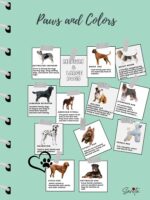 Paws and Colors (Printable Digital Book)
