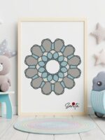 Rainbow Mandala (Mandala Series) - Part 1 - Printable Digital Book